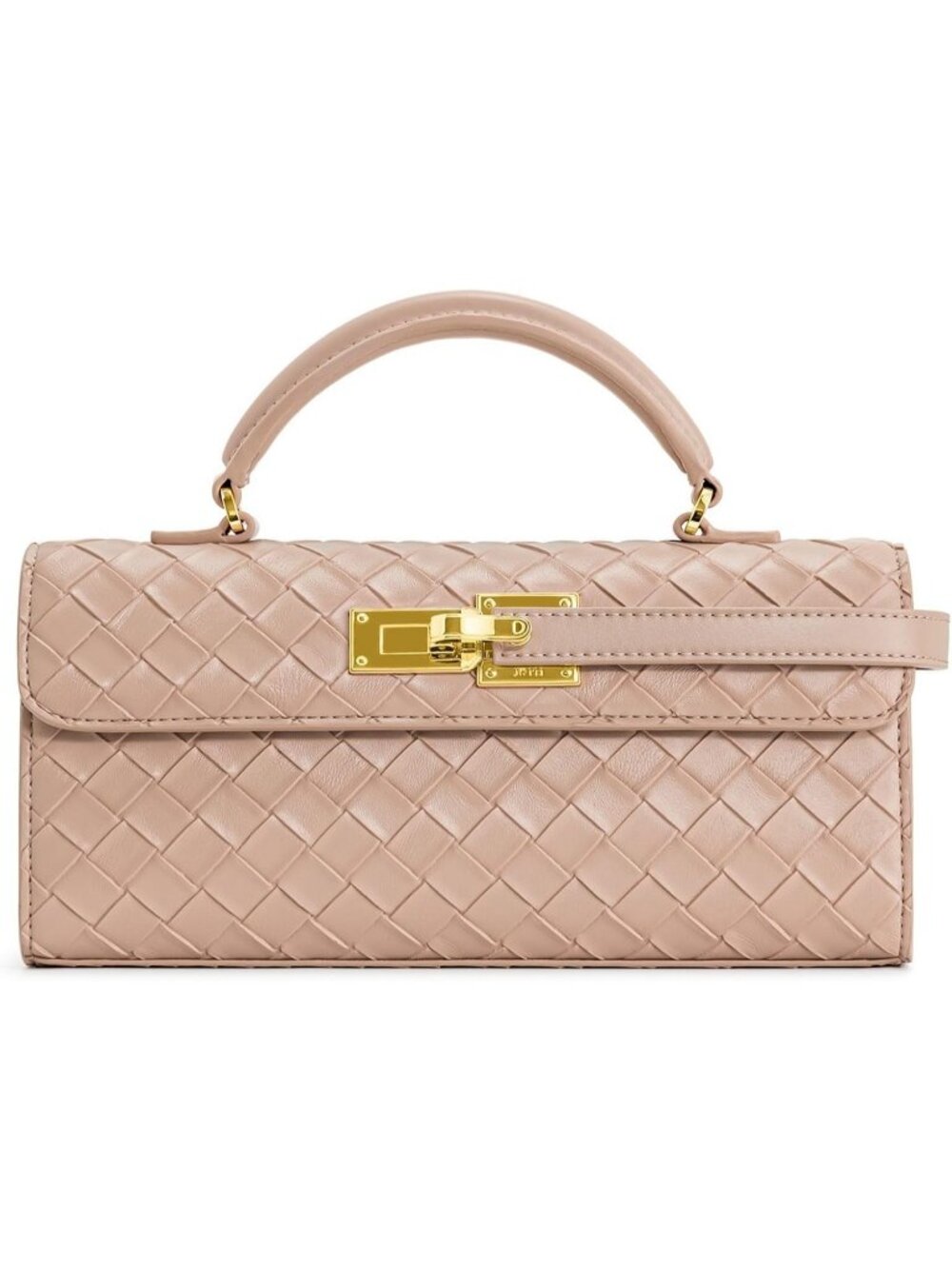 Women's Pink Keyla Top Handle Stylish Purse Structured Handbag Shoulder Bag
